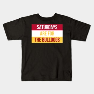 Saturdays are for the Bulldogs FSU - Larger print Kids T-Shirt